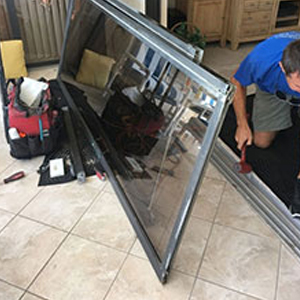sliding glass door frame repair Valrico